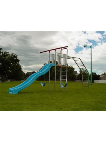 T-Swing Climber with Deck and Slide