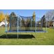 6x12 Rectangle Trampoline 9x15 Frame with Enclosure